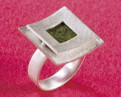 Quadrat Dimension - Ring, klein